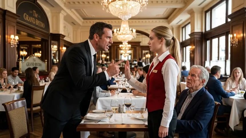 The Waitress Tried to Stop a Fight — Not Knowing the Man She Defended Was a Billionaire in Disguise