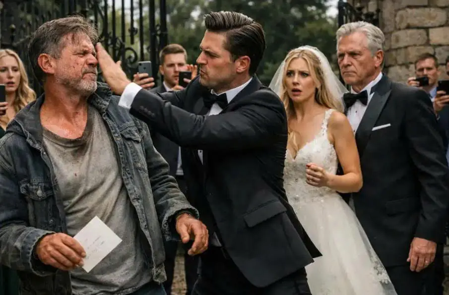 The Billionaire Son SLAPPED the “Worthless” Father Who Came Back From Prison — Then His Face Turned WHITE