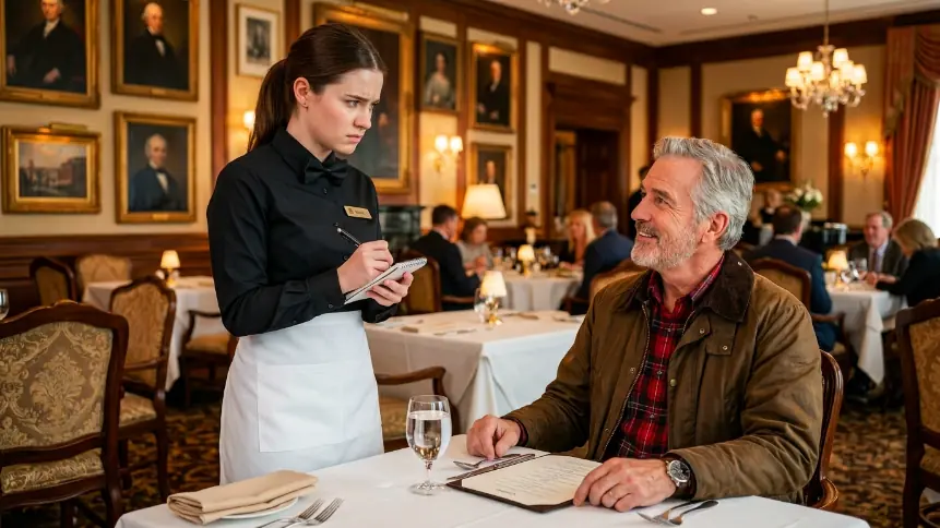 Undercover Millionaire Orders Steak — Waitress Slips Him a Note That Stops Him Cold