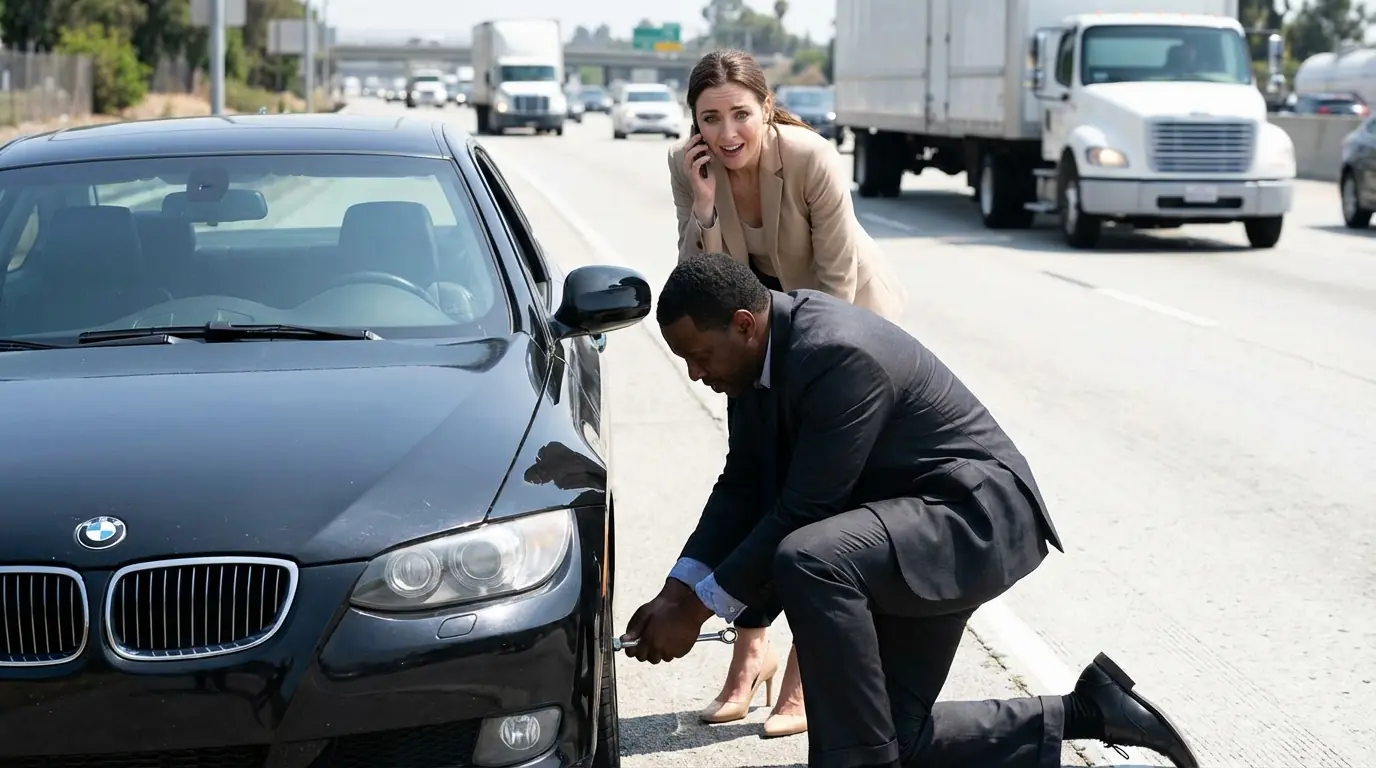 Black Man Missed Interview to Help Girl With Flat Tire— Not Knowing She Was a Billionaire’s Daughter