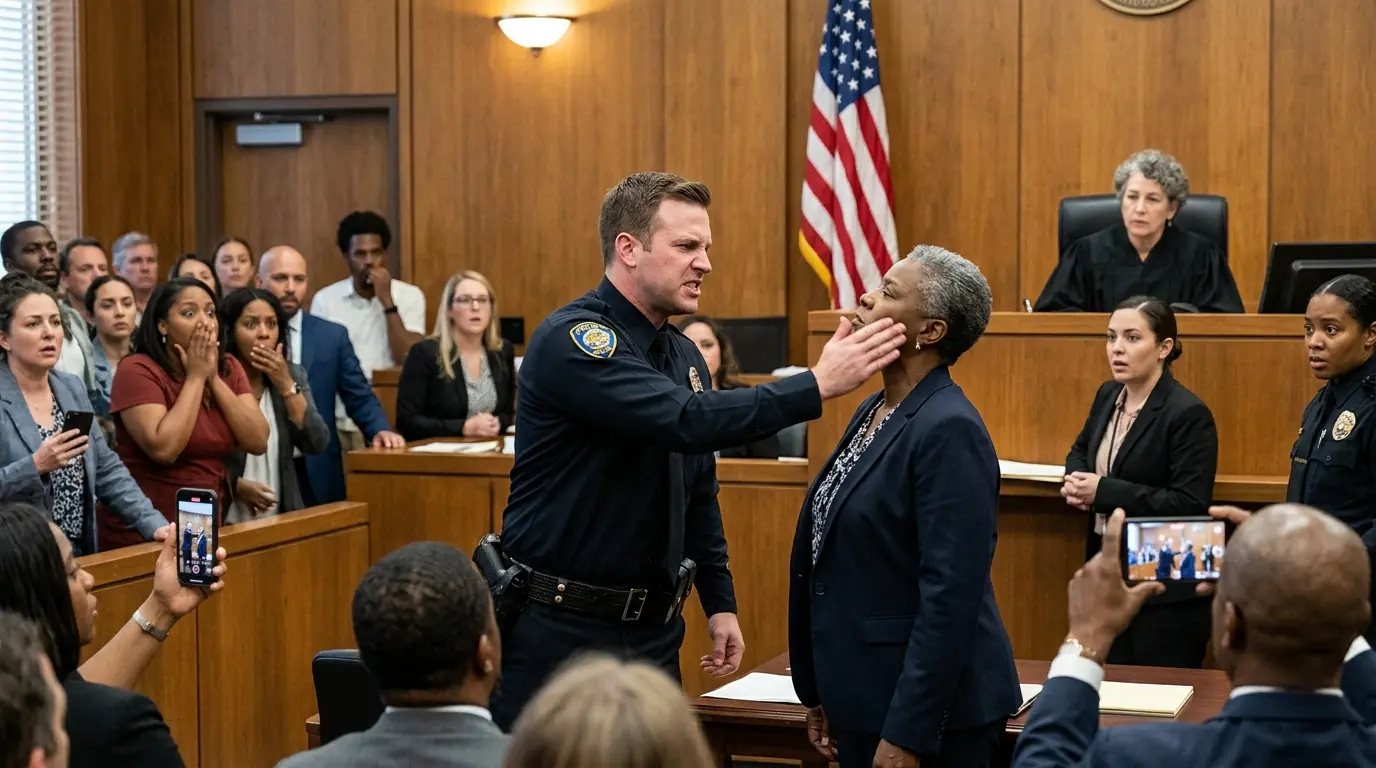 Cops Slapped a Black Woman in Court — Seconds Later, She Took the Judge’s Seat