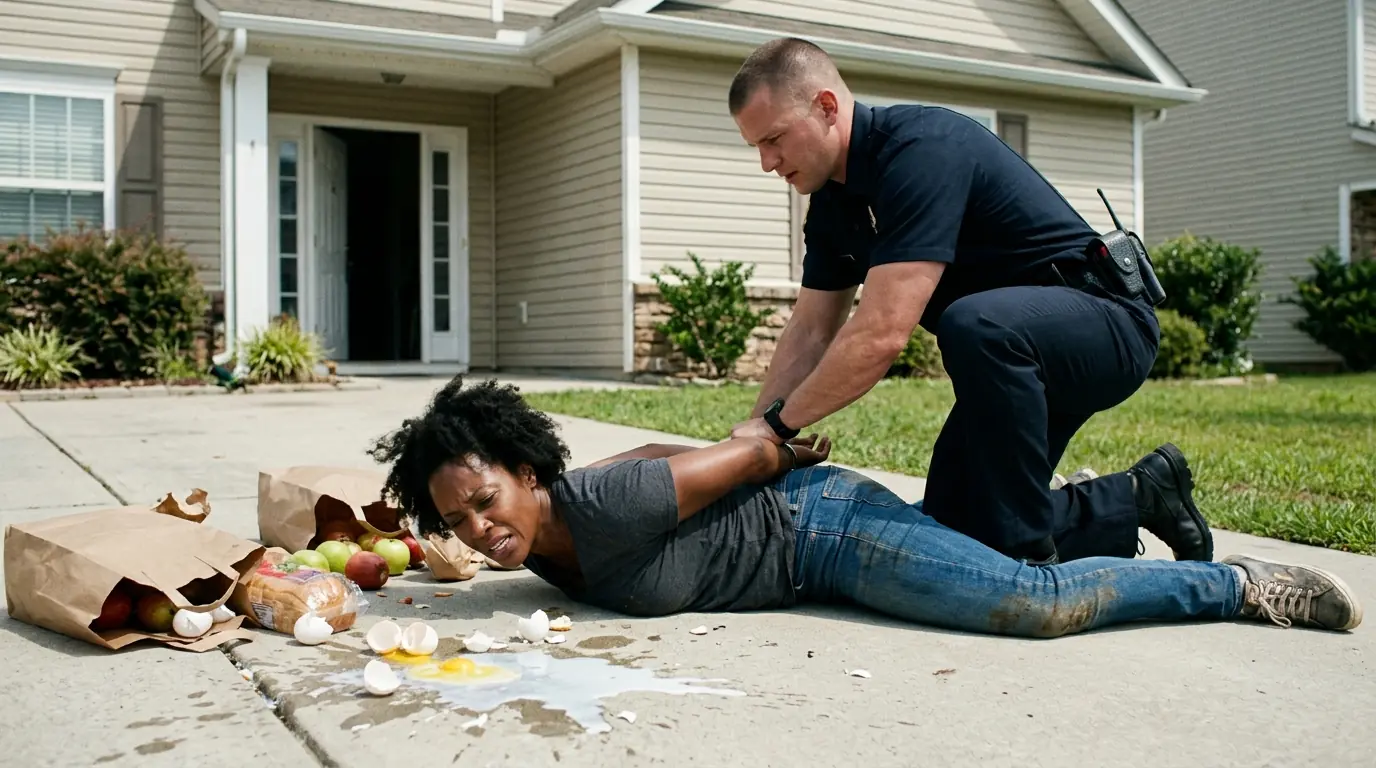 Cops Tackle a Black Woman Outside Her Home — Turns Out She’s a High-Ranking Army General