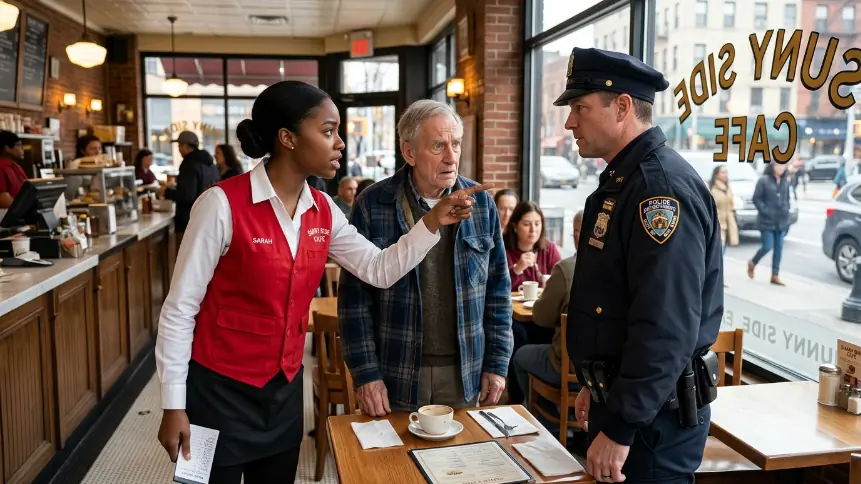 A Simple Waitress Defended a Billionaire CEO From Police—Next Day, She Was Surrounded by Luxury Cars