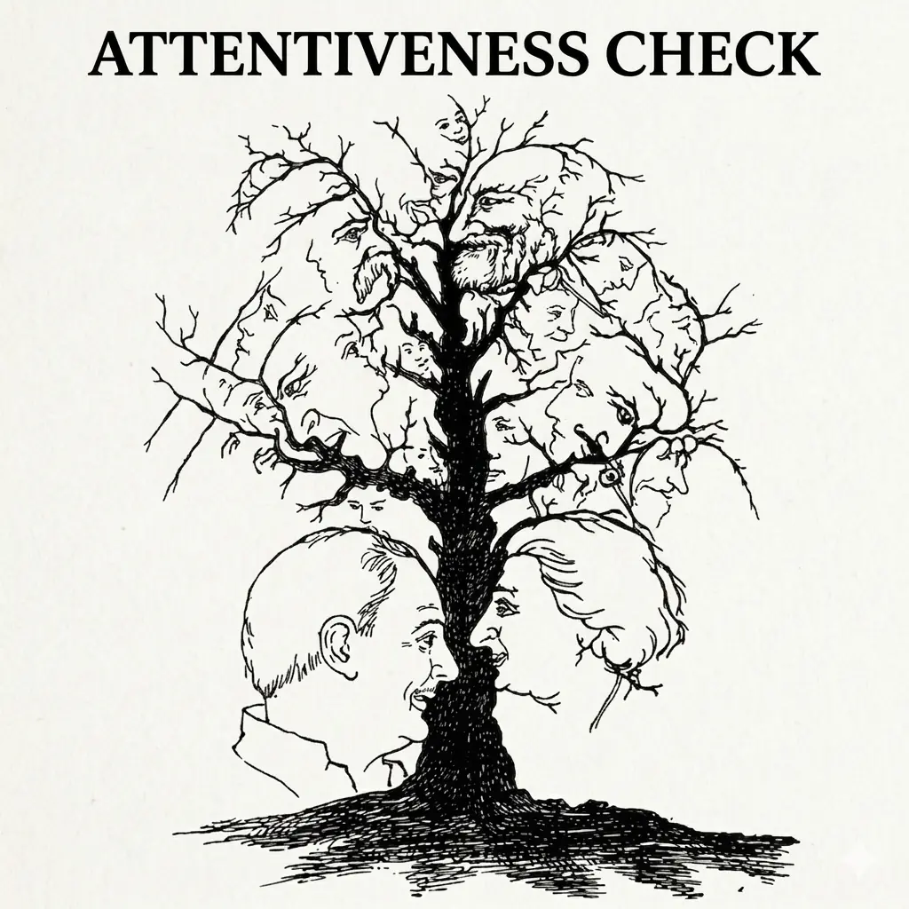 Attentiveness Check: How Many Faces Can You See in This Image?