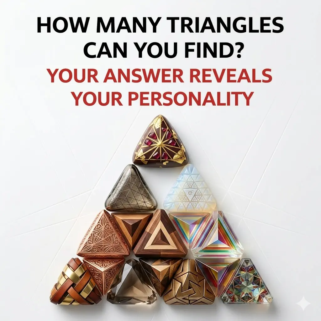 How Many Triangles Can You Find? This Viral Personality Test Will Reveal Your True Self!