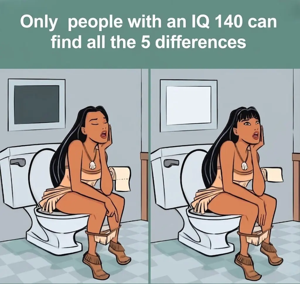 Only people with an IQ of 140 can spot the 5 differences