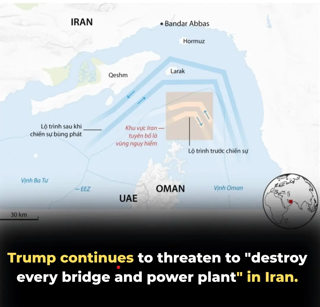 Trump Issues New Threats Against Iran: "Every Bridge and Power Plant" at Risk