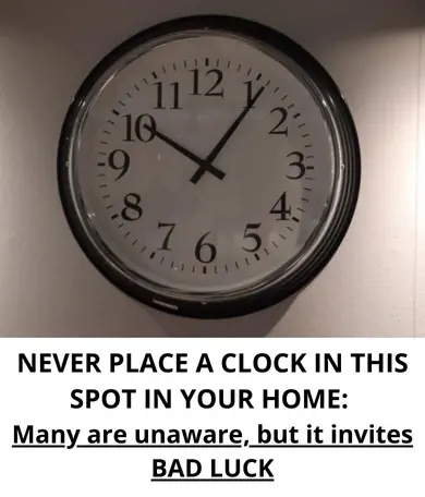 Where You Should (and Shouldn’t) Place a Clock