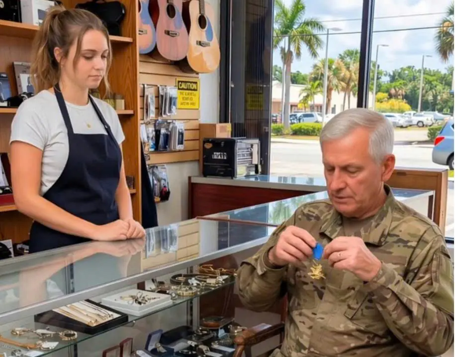 The disabled veteran decided to sell his gold medal, which he had worn his entire life for his bravery during a special operation that left him unable to walk; but the shop assistant’s action shocked the entire store