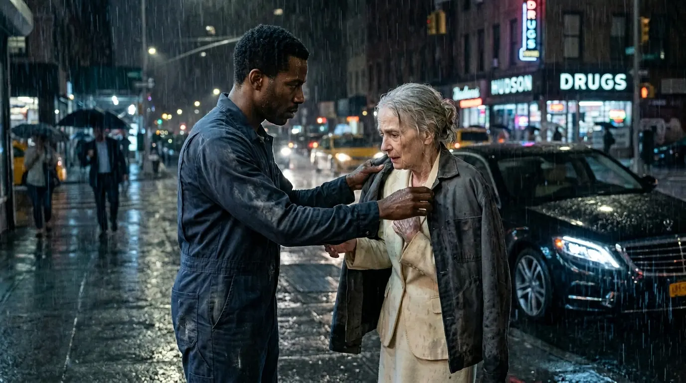 A Black Boy Sheltered an Old Woman from a Storm — The Next Day, Unusual Visitors Found Him