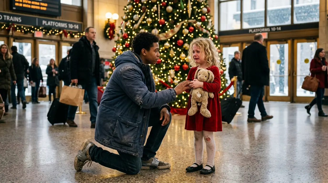 Poor Black Boy Helped a Lost Girl Find Her Mom on Christmas —  UnawareThat Her Mother Was A Billionaire