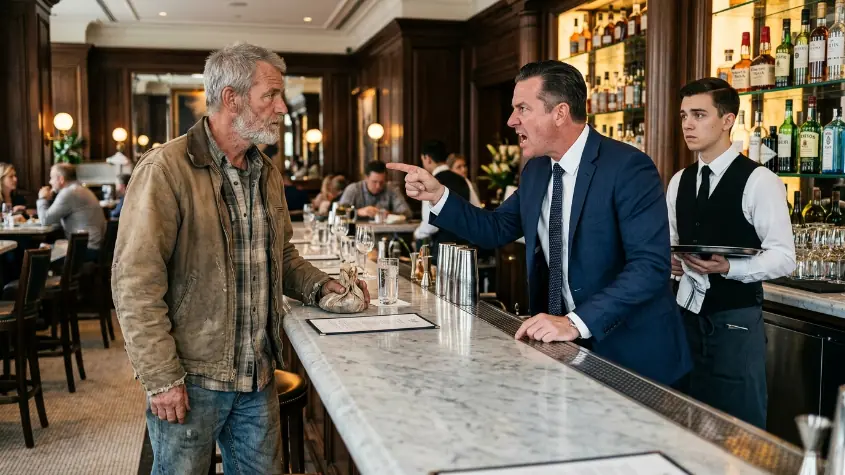 Millionaire Pretends to Be Broke at His Bar - Waitress's Response to His Order Leaves Him Speechless