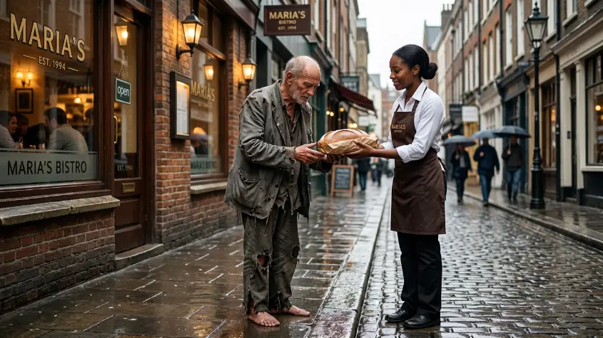A Billionaire Sees a Waitress Feeding His Disabled Mom, Then Changes Her Life Forever.