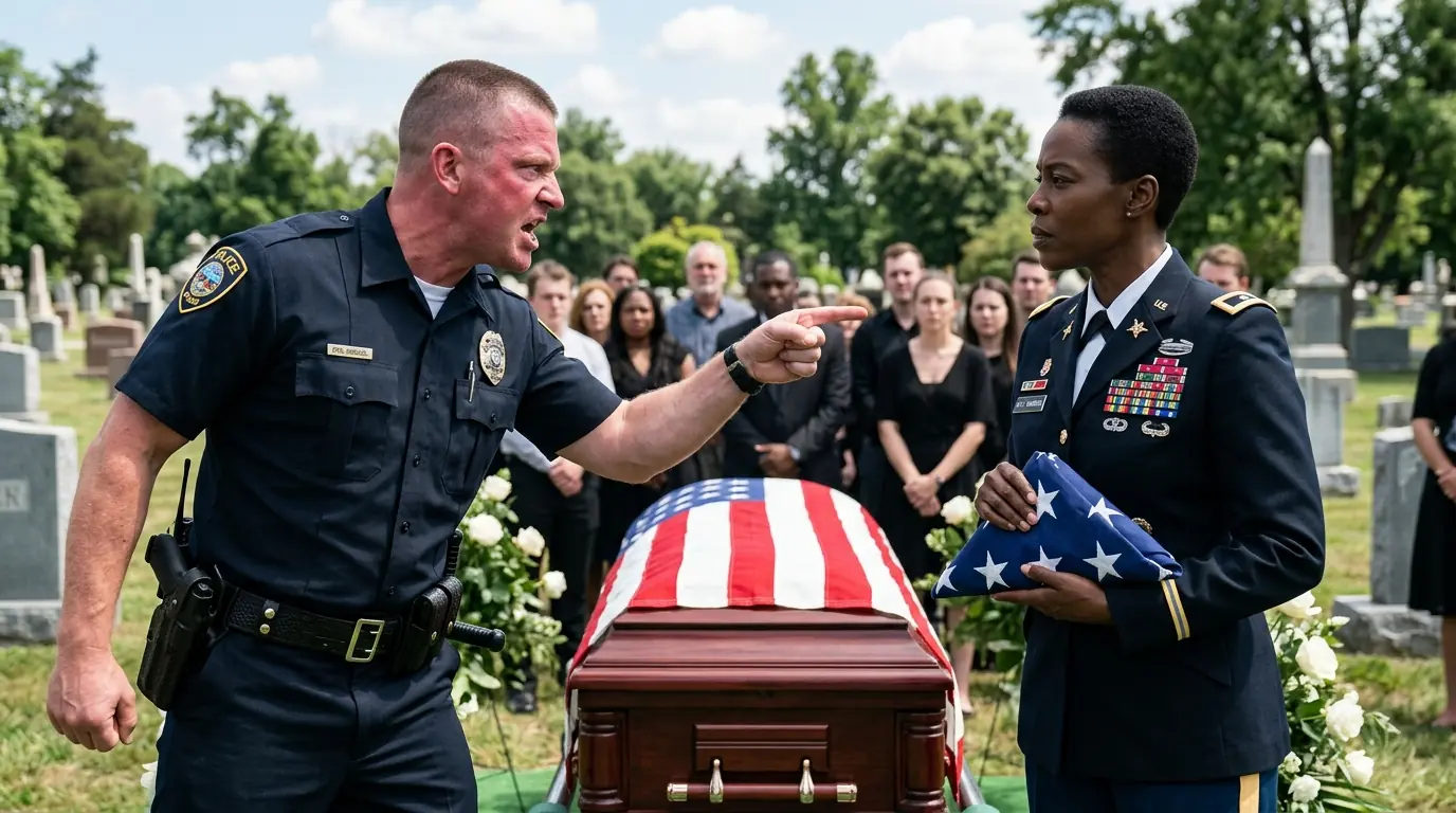 Police Threatens Black Female General at Funeral — The Next Day, He Is Sentenced to Life Imprisonment
