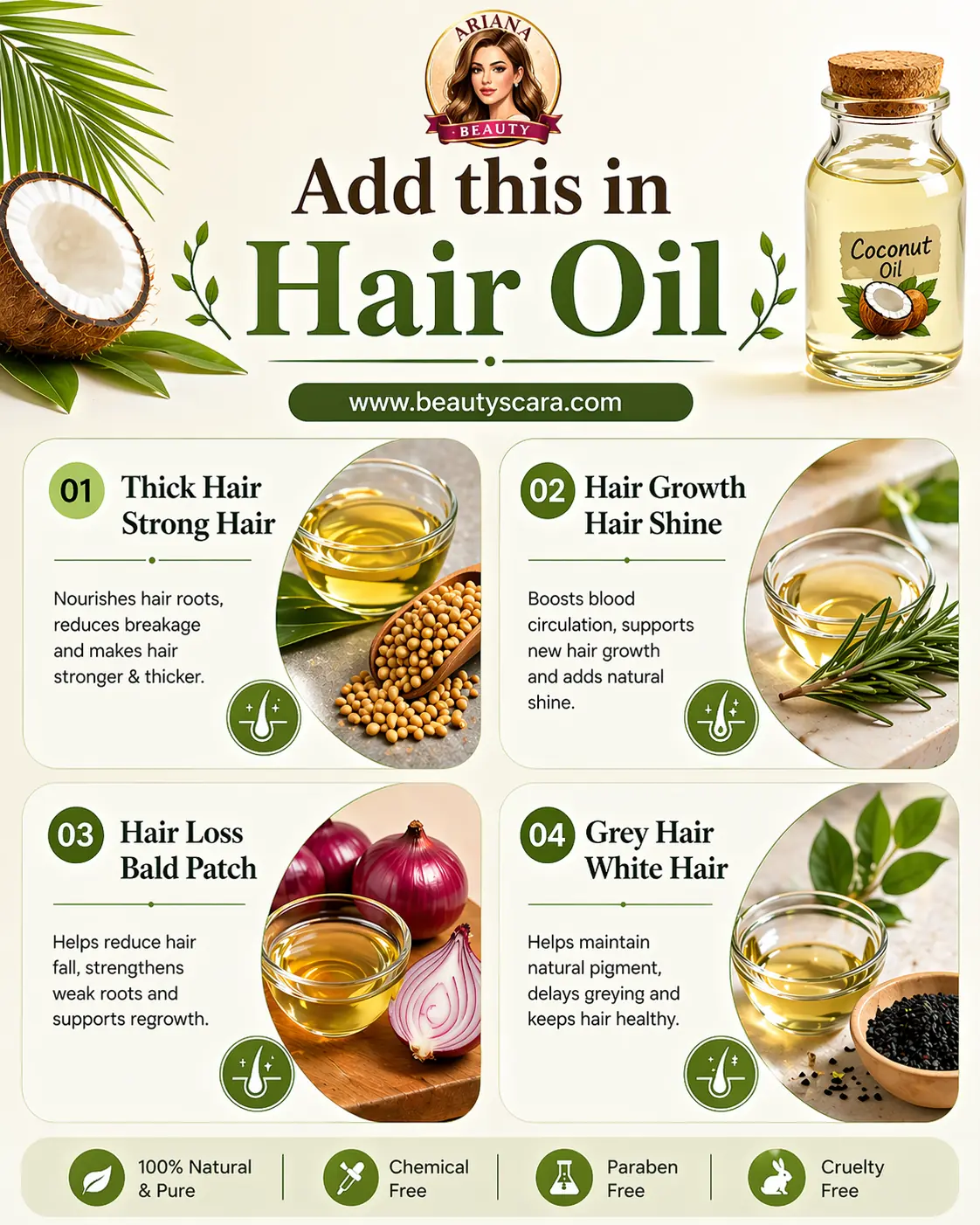 🌿 The Truth About Coconut Oil for Hair Growth (From a Beauty Expert)