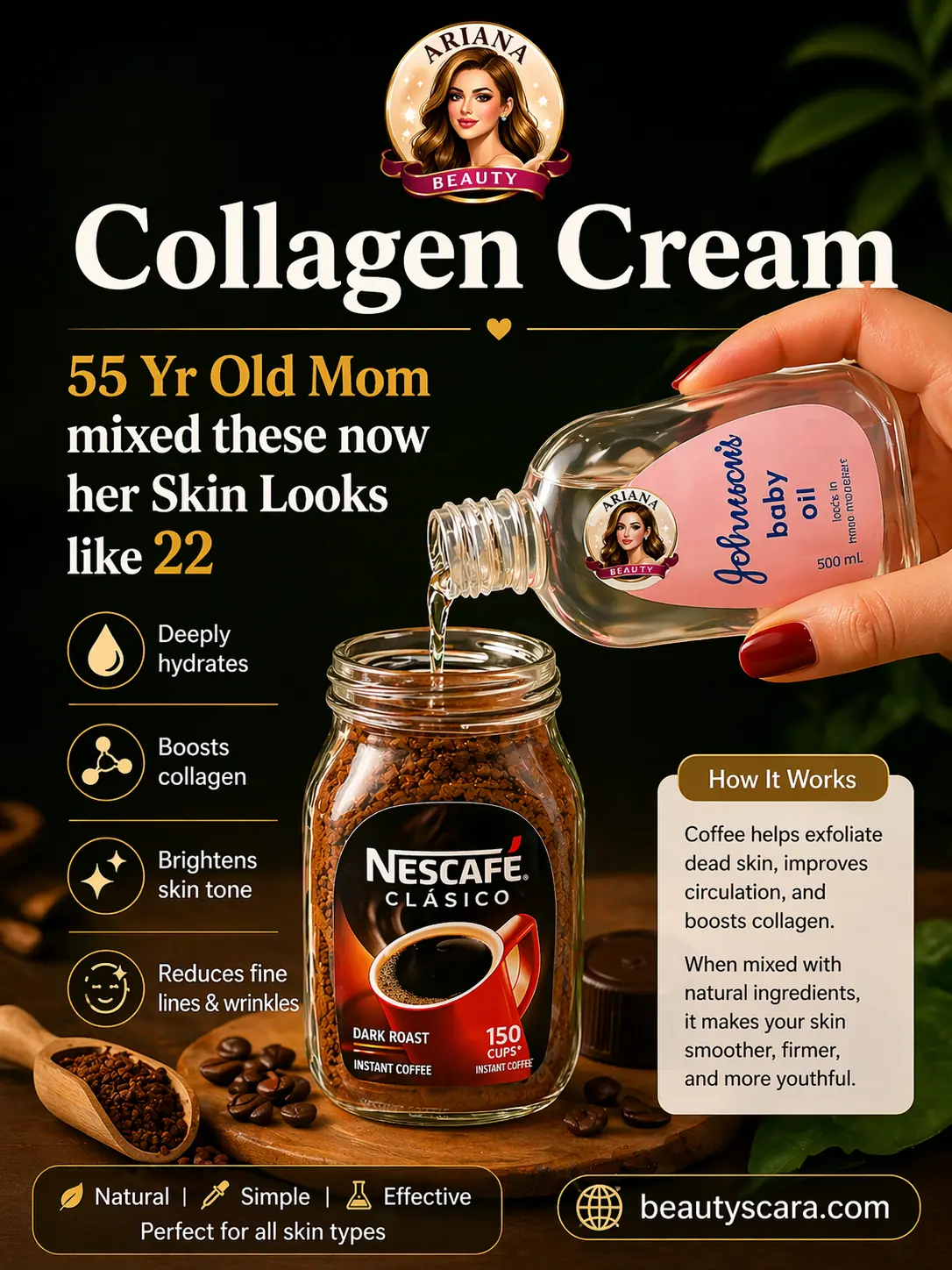 ☕ The Coffee Skincare Secret for Naturally Glowing Skin (Ariana Beauty Review)