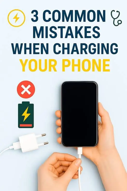 3 Phone Charging Mistakes