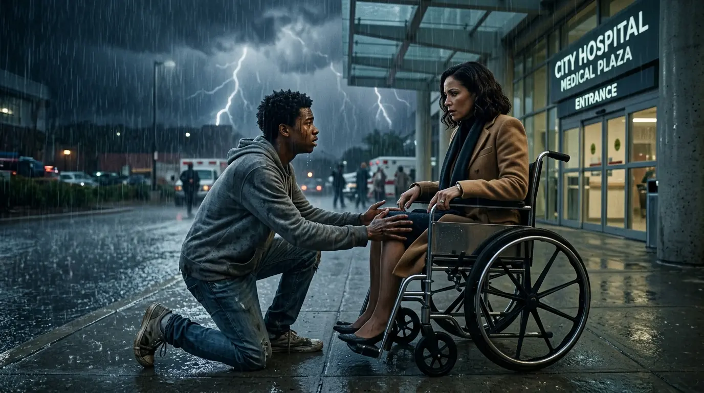 Black Boy Offered to Heal a Paralyzed Millionaire for Food — Tears Fell When She Could Finally Walk