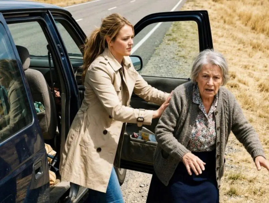 A woman, trying to get rid of her mother, left her on the side of the road and simply drove away; but the daughter could not even imagine what would happen very soon