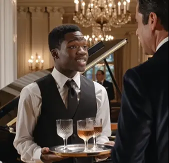 Part 2: At first, the guests thought the man in velvet was reacting to talent.