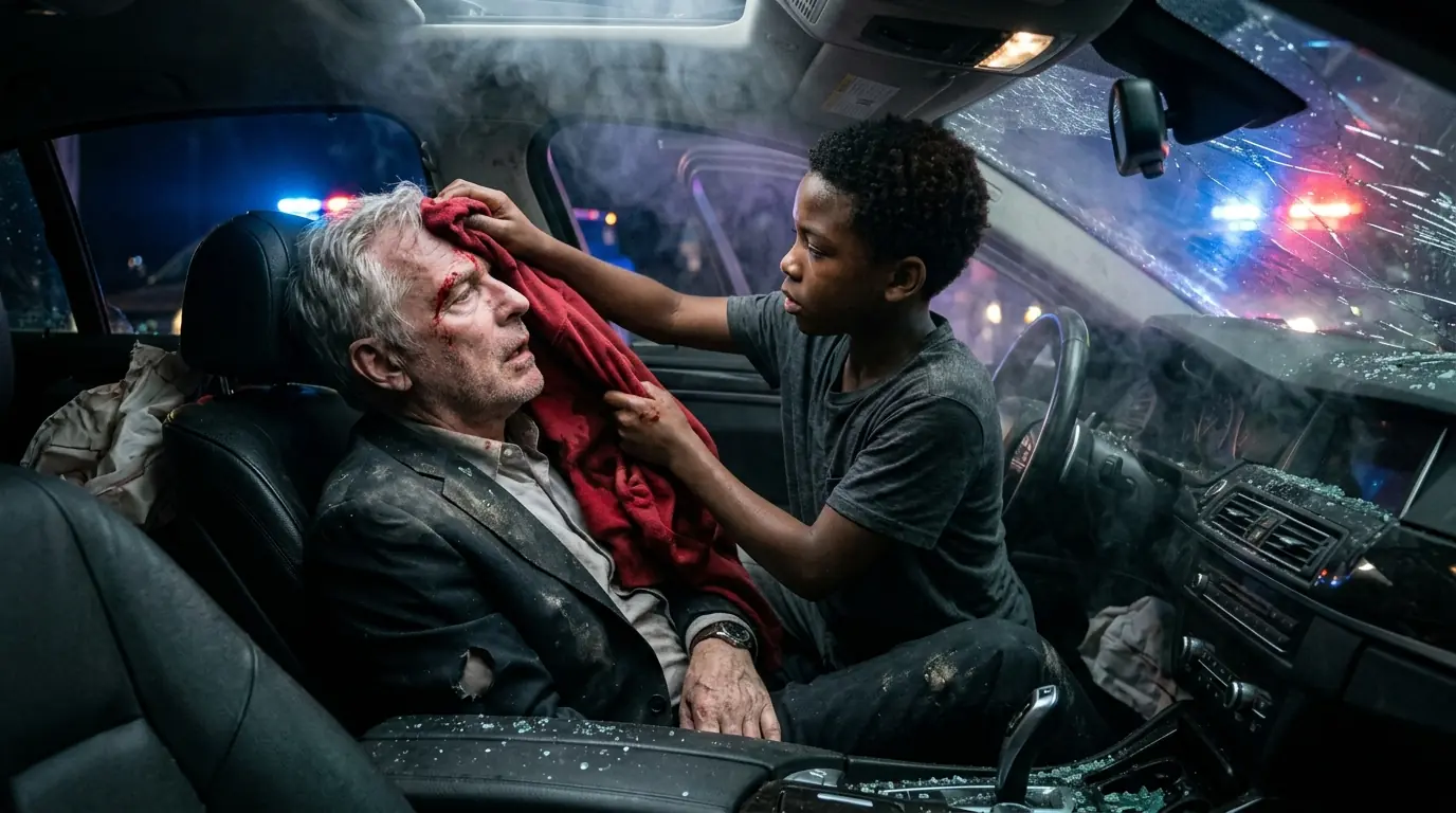 Black Teen Rescued a Man From a Fiery Crash — Not Knowing the Man Was a Billionaire