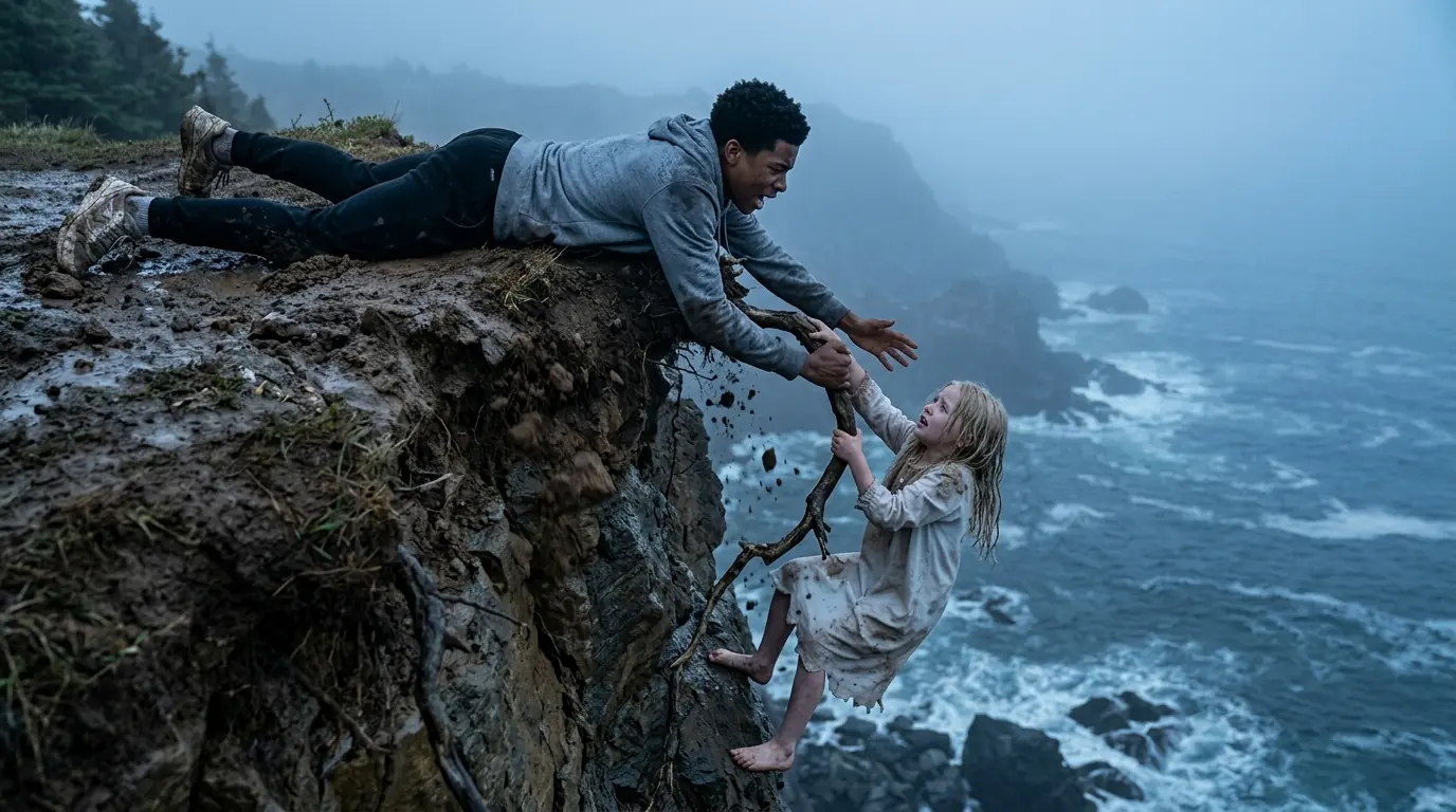 A Black Boy Saves the Blind Billionaire’s Daughter Left on a Cliff — The Next Day, the Billionaire Seeks Him Out