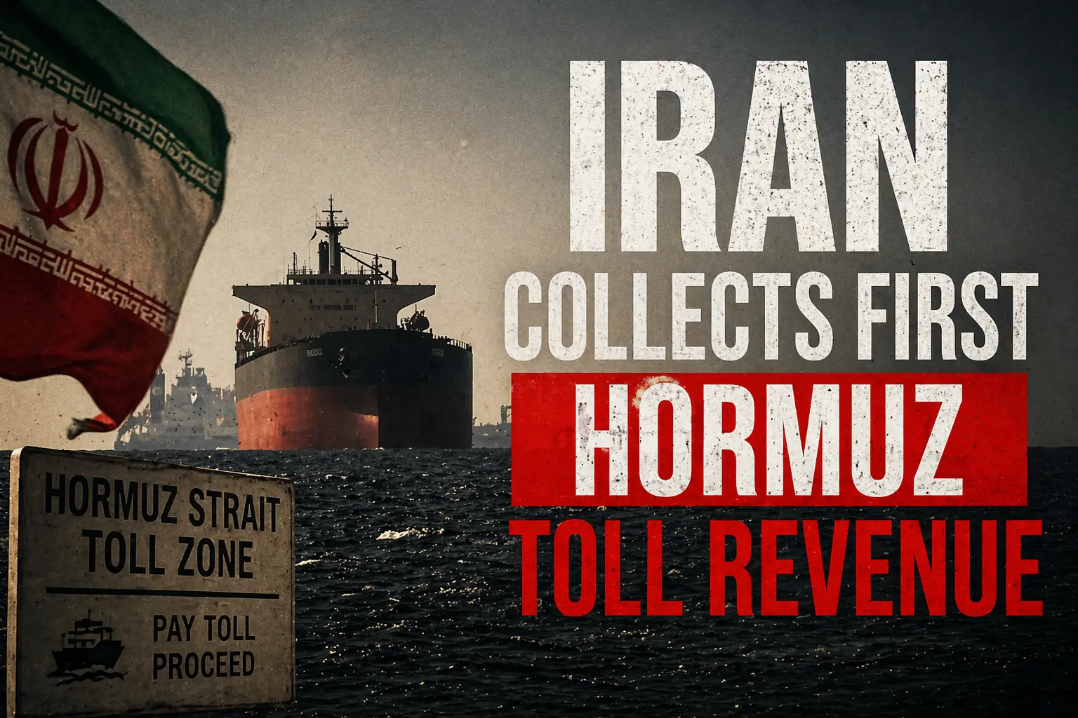 Iran collects first Hormuz toll revenue as global shipping faces new pressure