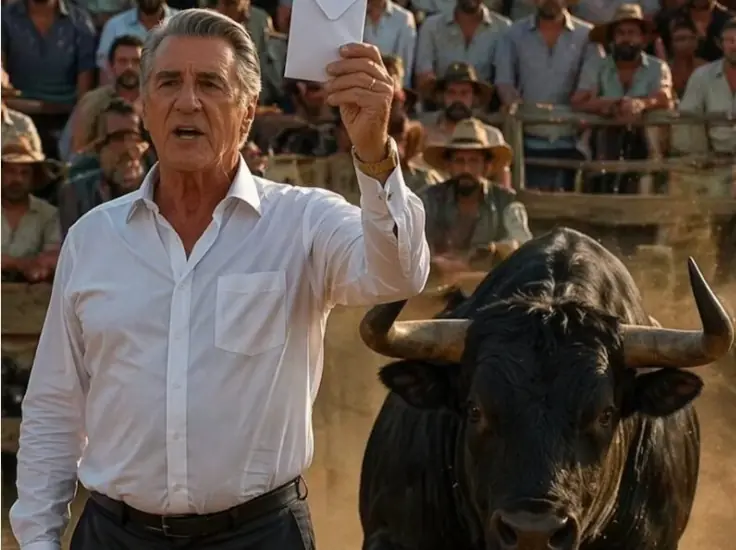 "100,000 EUROS TO WHOEVER CAN TAME THIS BULL!"