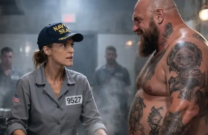 The most dangerous prisoner, feared even by the guards, decided to humiliate the cook in front of everyone, but one action by the woman shocked the entire prison.