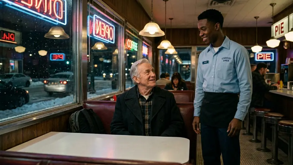 The Waiter Paid For A Homeless Man's Dinner - An Act That Would Later Change His Future.