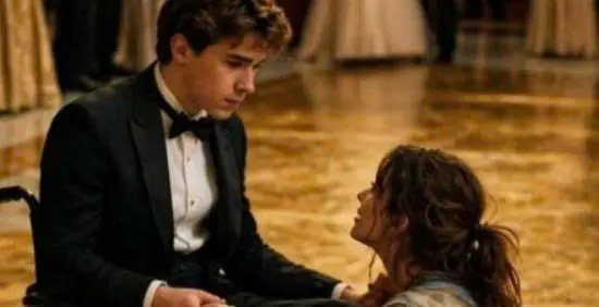 “DANCE WITH ME… I CAN FIX YOUR LEG.” — THE MAID’S DAUGHTER ASKED A PARALYZED MILLIONAIRE TO DANCE, AND WHAT FOLLOWED CHANGED EVERYTHING