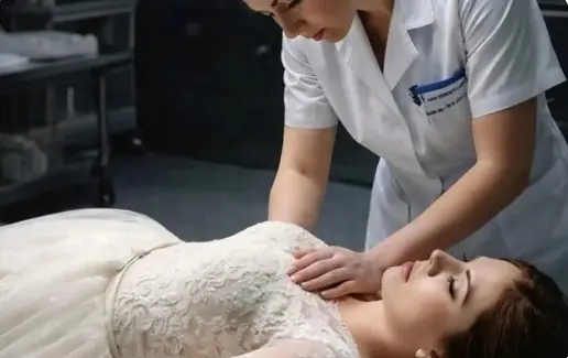 The bride died right in the middle of the wedding and was taken to the morgue, but a morgue attendant noticed something strange: the bride had rosy cheeks like a living person, and her heart was beating