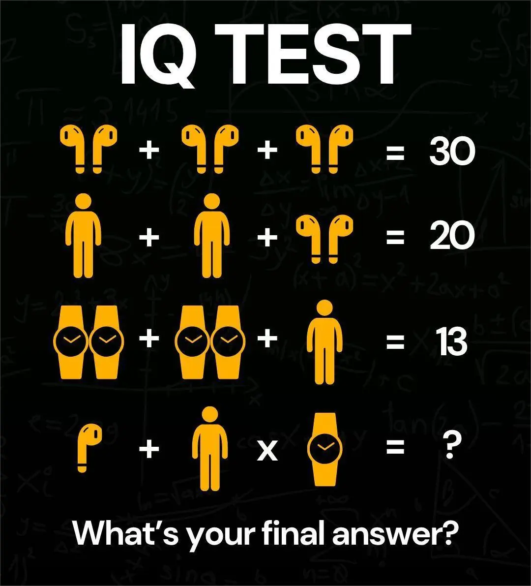 Can you figure it out in one try with no second guesses?