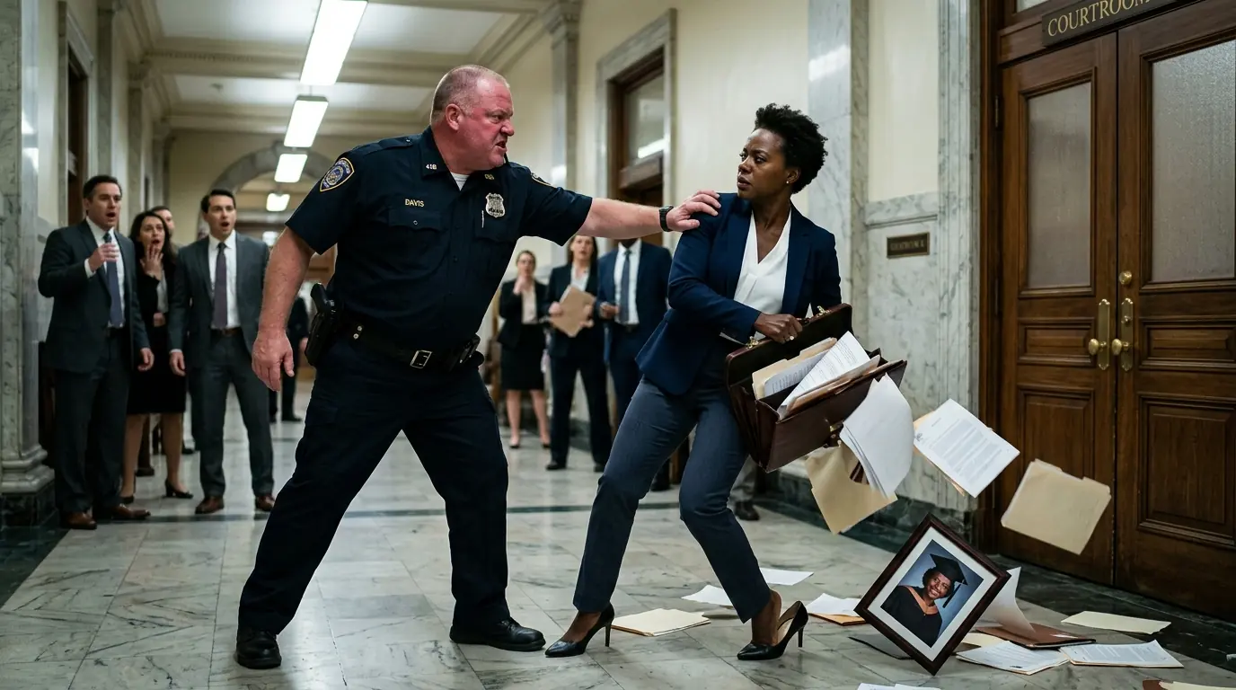 Police Drag Black Woman from Court — Five Minutes Later, Faces Turn White as She Takes Judge's Bench