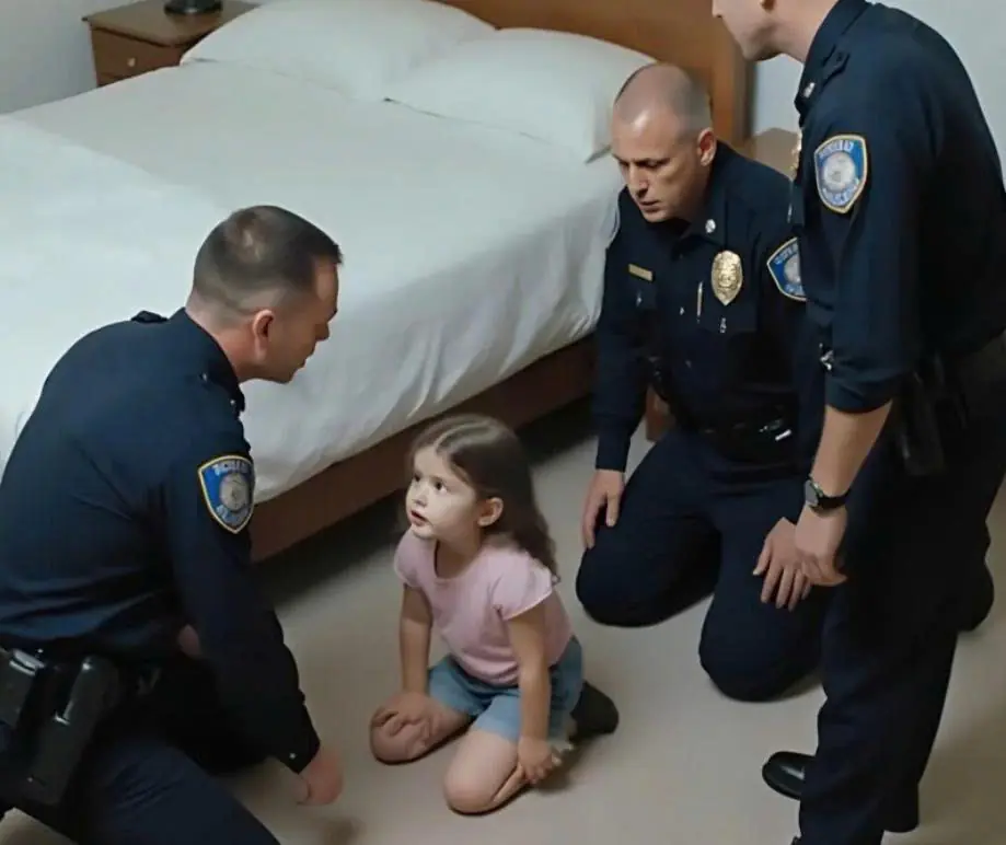 A little girl told the police that she saw a man wearing a mask under her bed: no one believed her until they checked the surveillance camera footage