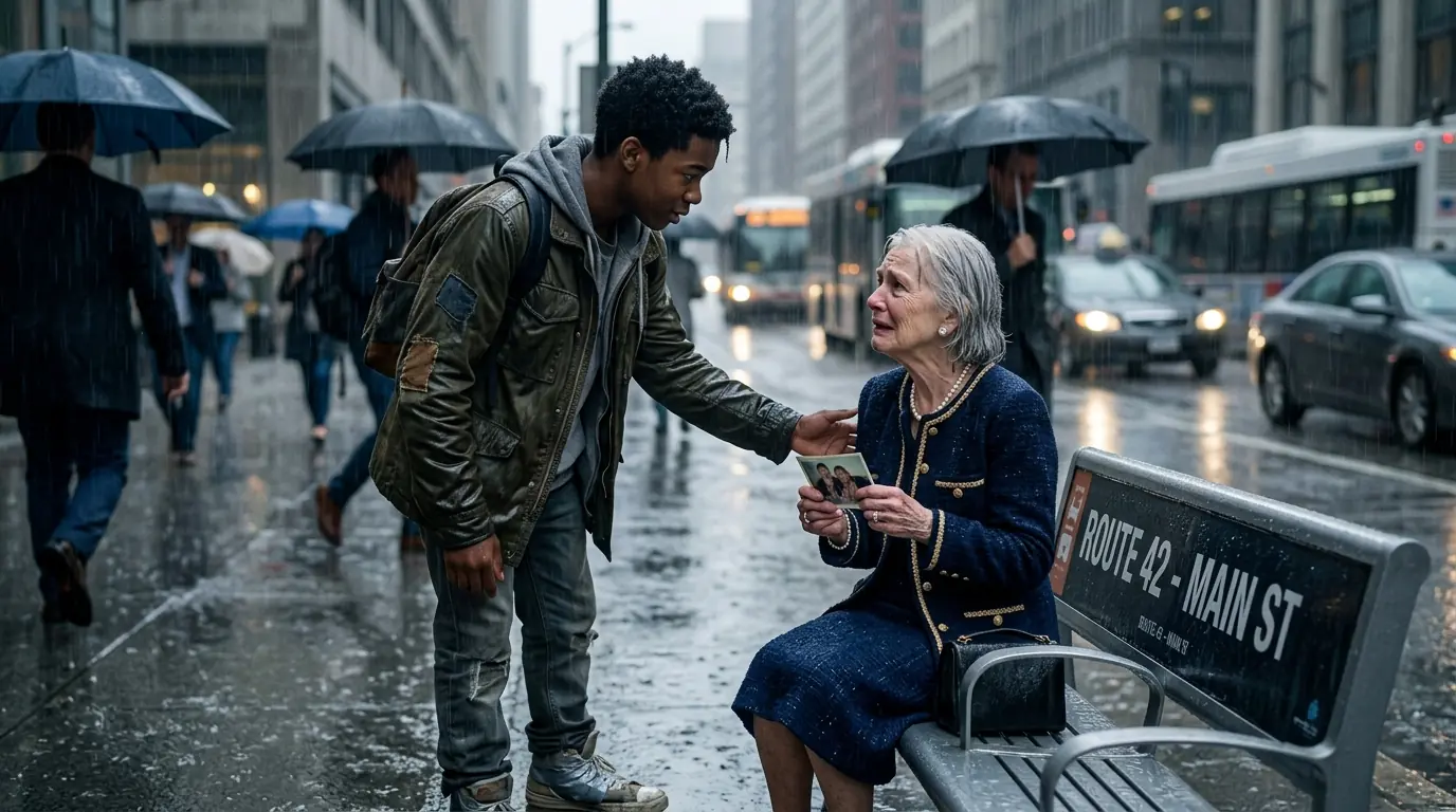 Everyone Walked Past the Crying Old Woman — Until a Black Teen Did