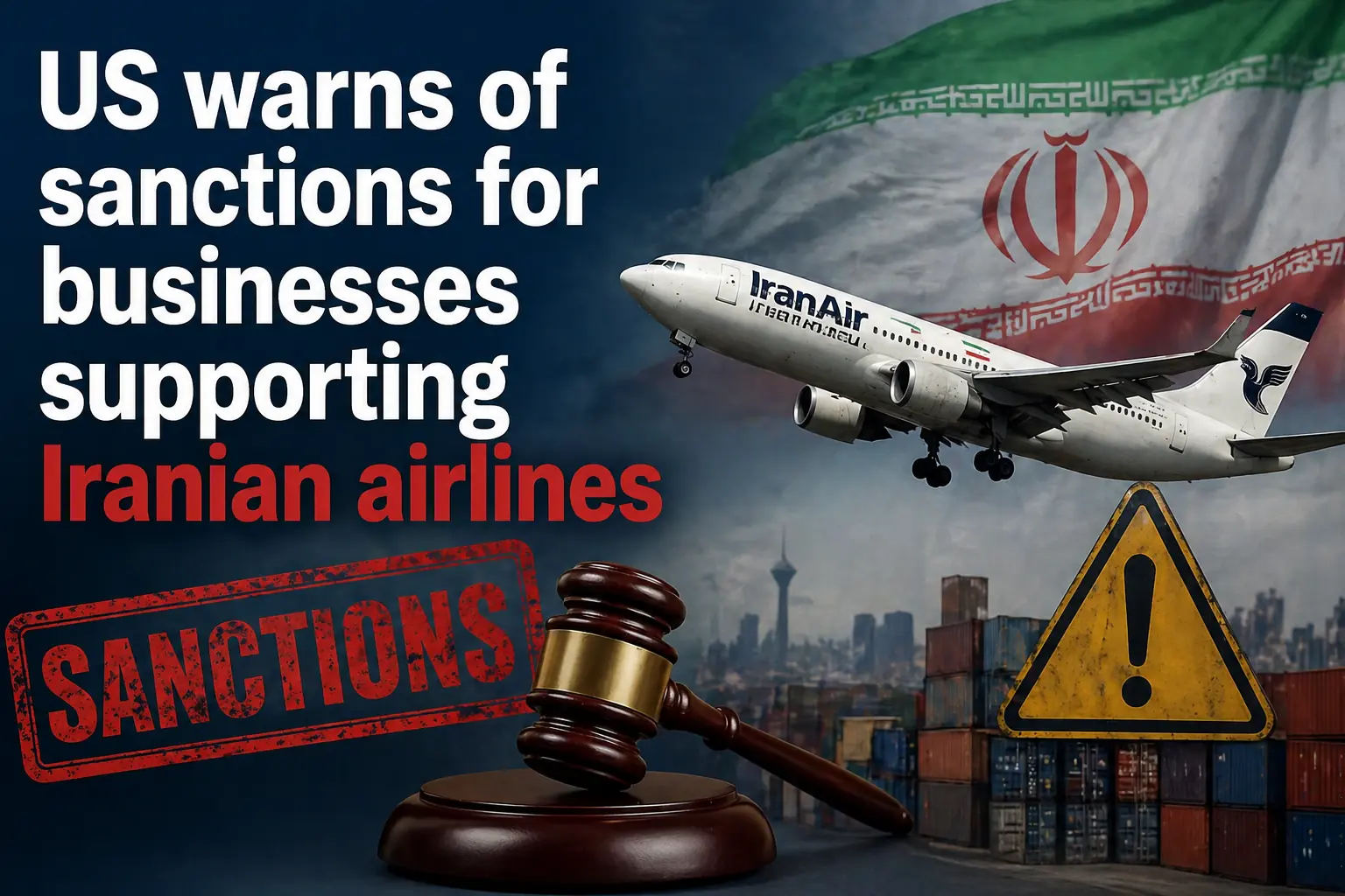 US warns of sanctions for businesses supporting Iranian airlines