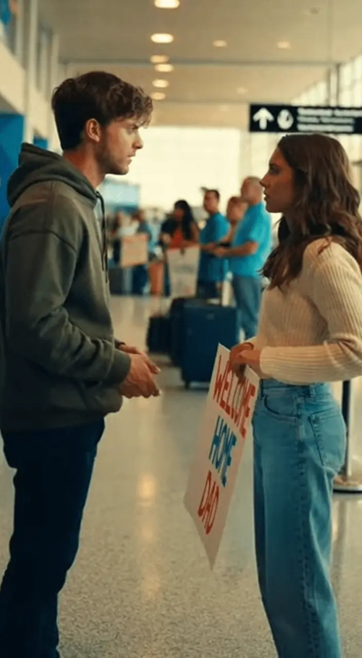 Boy Slaps Girl At Airport—Then Her Military Dad Walks Through Those Doors