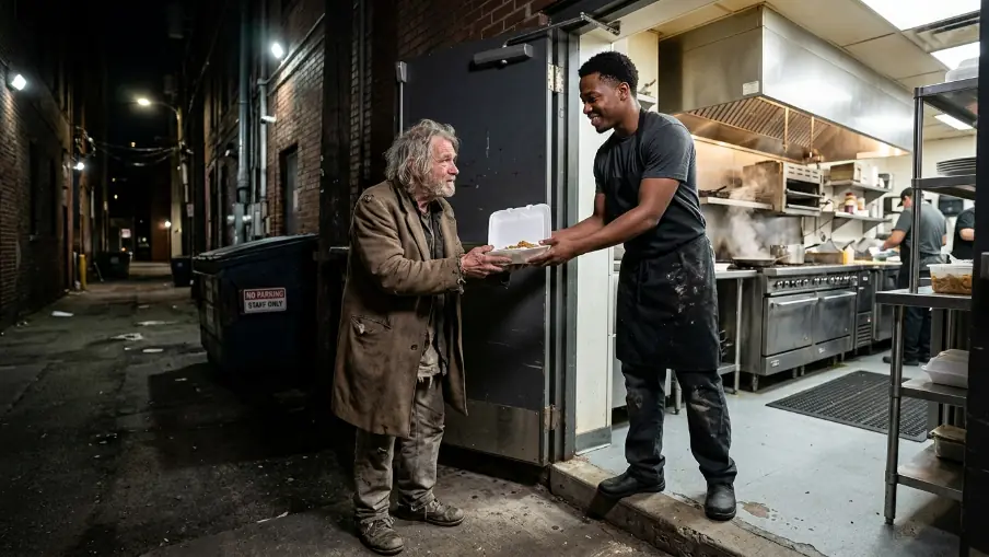 He Got Fired For Feeding A Hungry Old Man - The Next Day, A Black Car Pulled Up