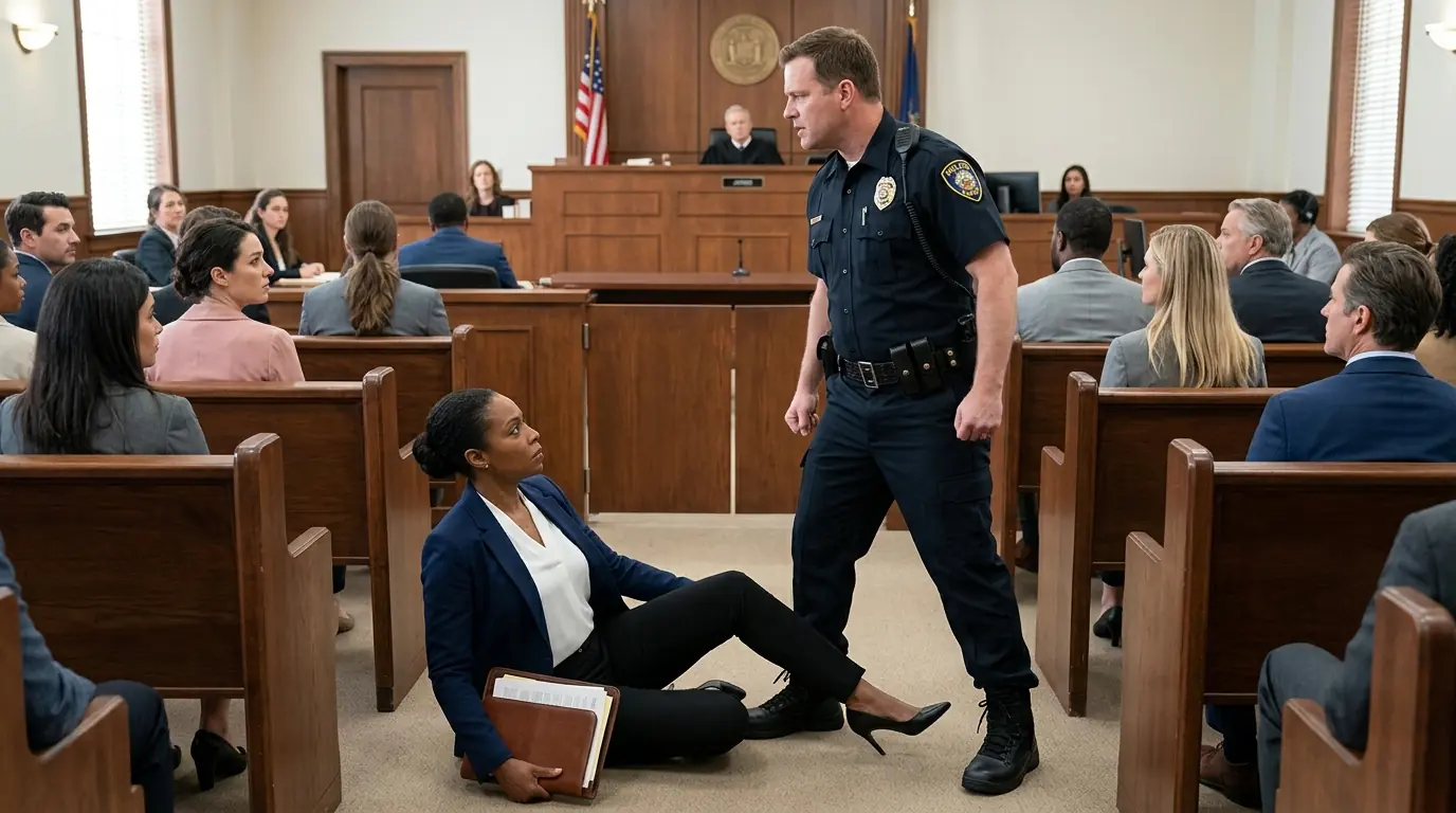 Cop Kicks a Black Woman in Court—Seconds Later He Learns She’s the New Police Chief