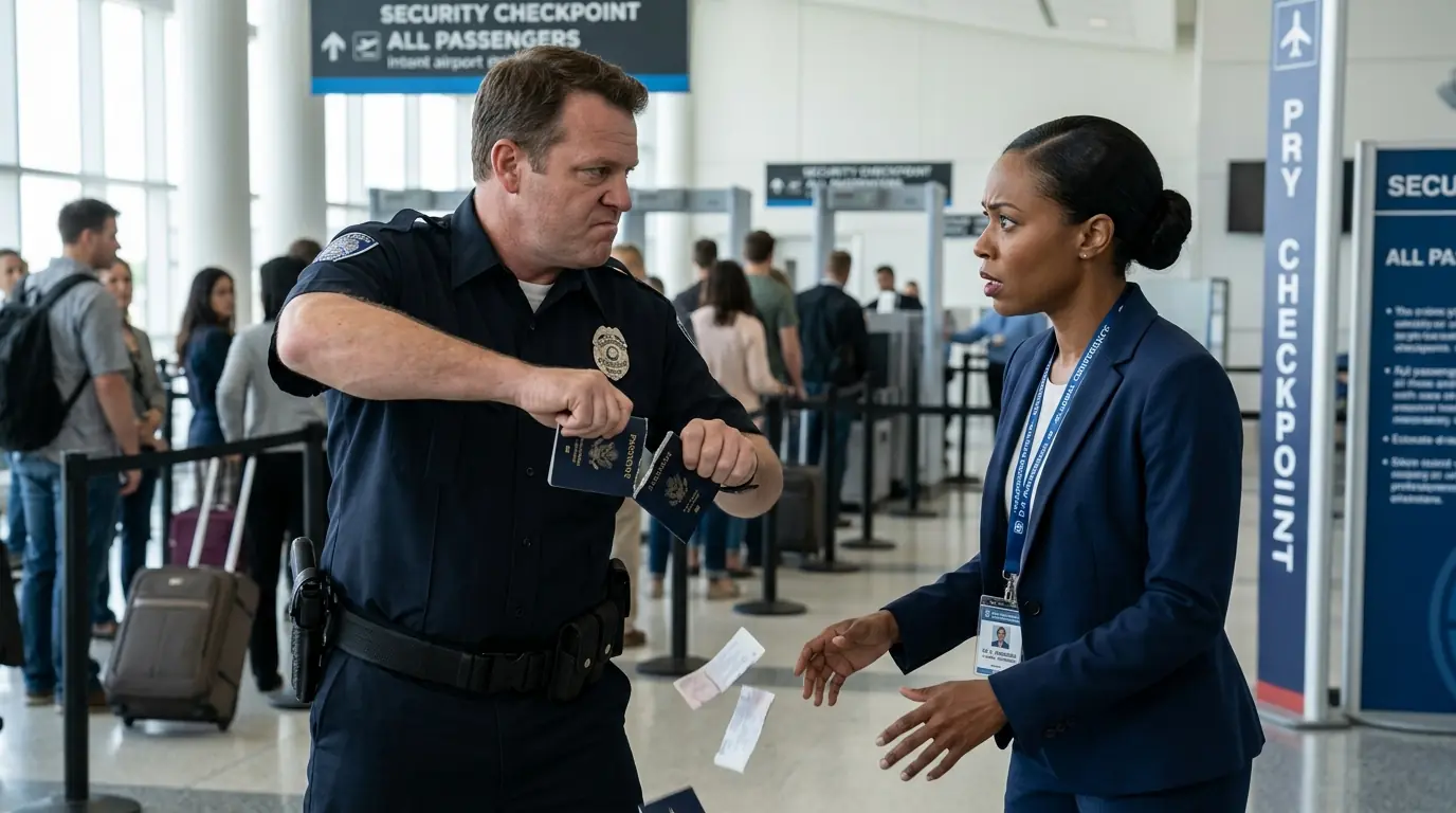 Cops Tore Black Woman's Passport at Airport — Didn't Know She Was Married to State's Top Prosecutor