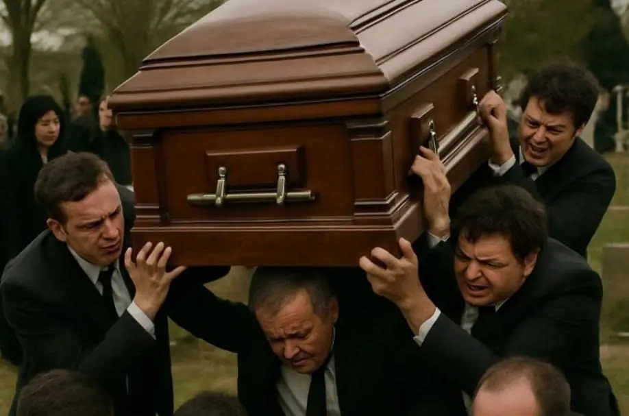 During the funeral of a young woman, four men were unable to lift the coffin, and then the girl’s mother demanded it be opened