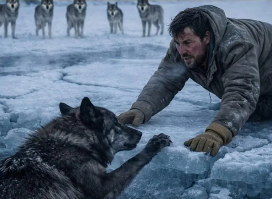 A man saved a pregnant she-wolf that was drowning in icy water, but he couldn’t even imagine what kind of nightmare this act of kindness would turn into for him…