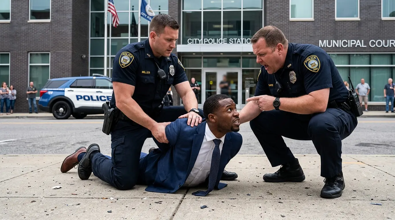 Police Slammed a Black Man to the Ground — Then They Froze When They Saw His Badge