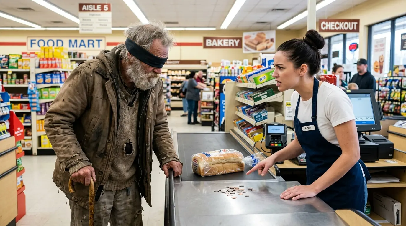 The Manager Refused A Blind Beggar - Then He Reveals He Is The Owner Of The Store