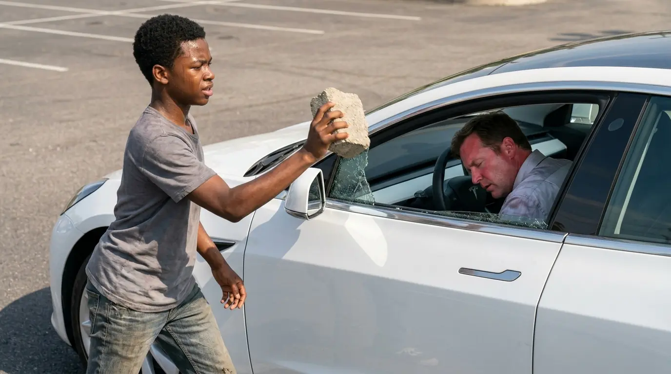 Homeless Boy Sees a Drunk Man Locked in a Car — Then Everything Changes