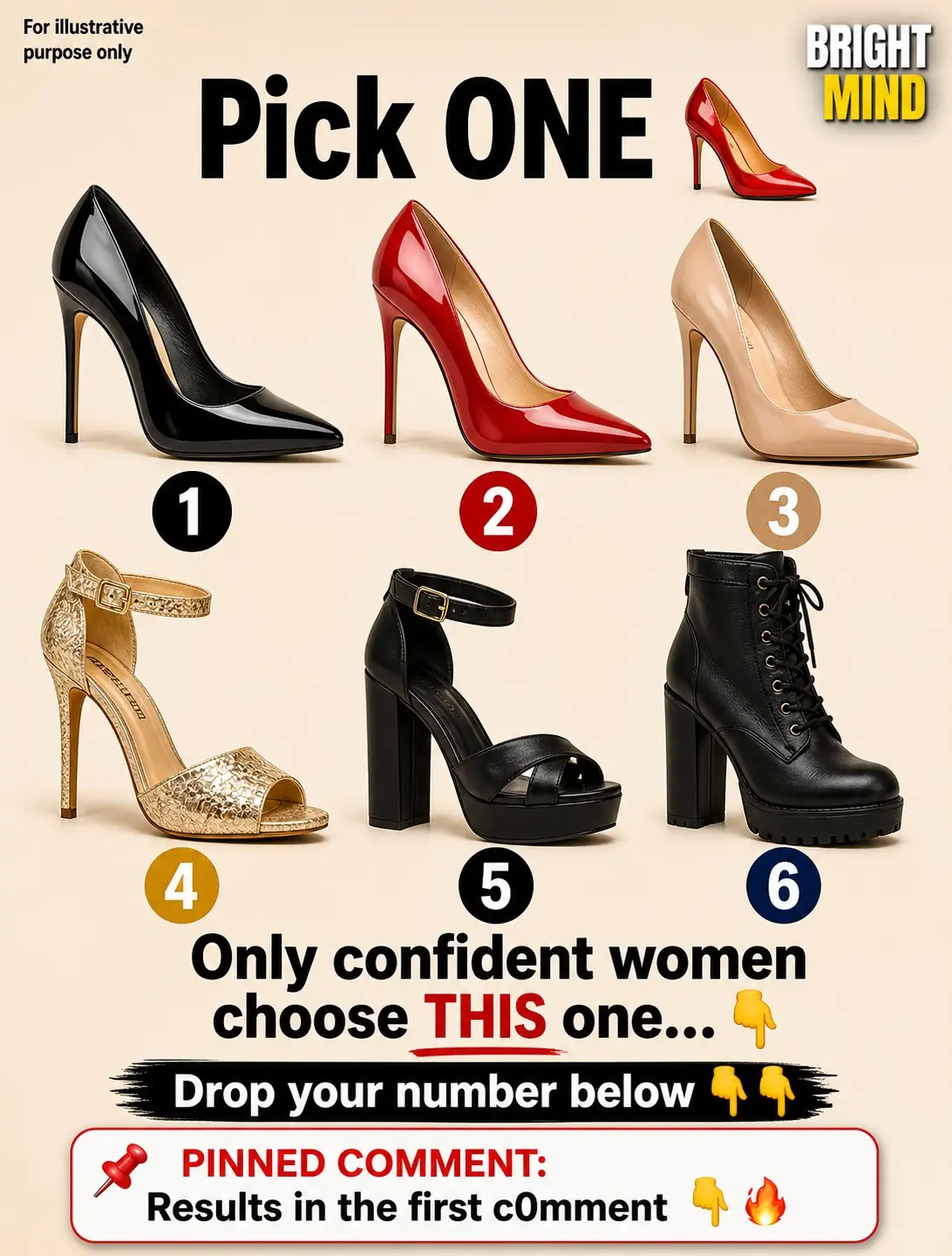 Pick One Pair of Heels – What Your Choice Reveals About You