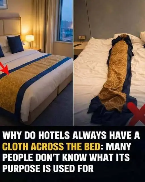 Why Hotels Place a Decorative Runner Across the Foot of the Bed