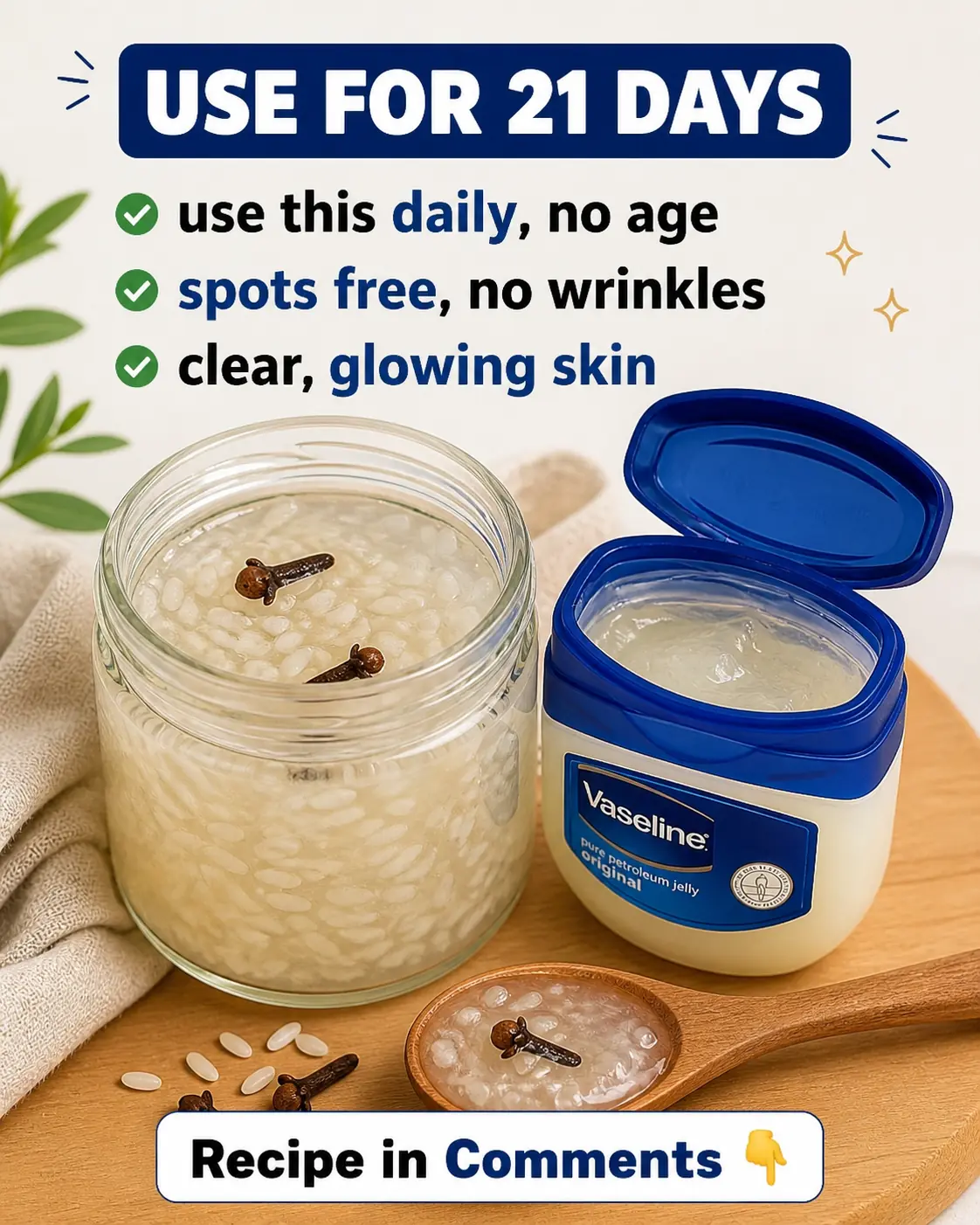 Clove Baby Oil Rice Collagen Cream: For Wrinkle Free, Glowing Dewy Skin