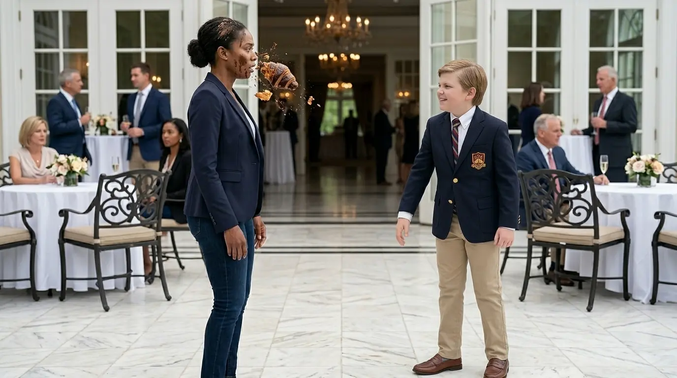 Rich Boy Threw Food at Black CEO, His Mom Laugh — But Then, His Parents Begged Her Forgiveness